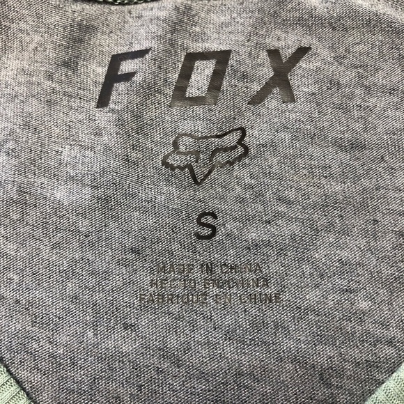 Fox Racing Long Sleeve Grey/Green Top NWOT Small - Picture 4 of 10